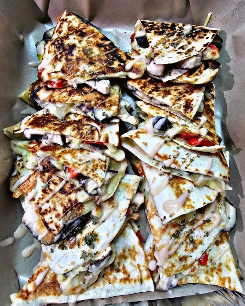 quesadilla tray