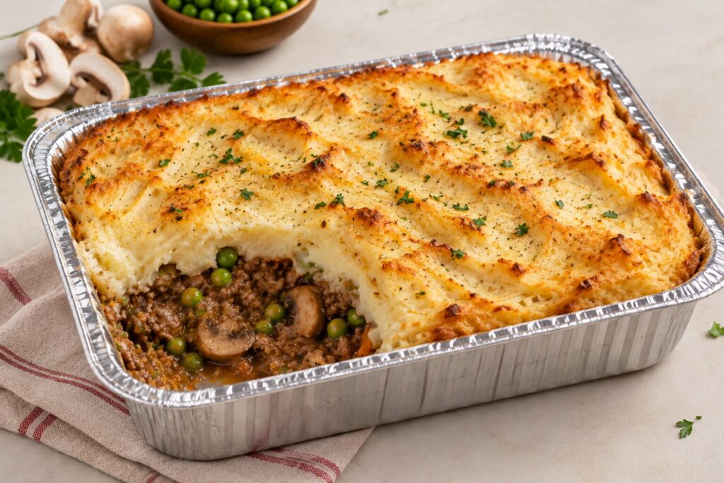 Shepherd's Pie with Peas & Mushroom